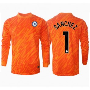 Chelsea Robert Sanchez #1 Brankářské Domácí Dres 2024-25 Dlouhý Rukáv